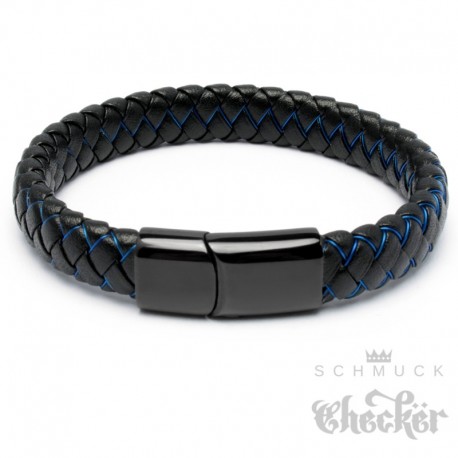 Breil Leder Armband in Blau für Herren Herren Schmuck Armbänder 