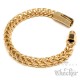 XL Fuchsschwanzkette und Armband Set aus Edelstahl dicke gold Halskette Geschenk