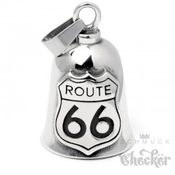 Route 66 Biker-Bell aus hochwertigem Edelstahl America‘s Mother Road Glücksbringer