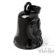 Bikerbell schwarz mit V2 Motorblock Engine Motorrad Glücksglöckchen Biker Geschenk