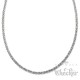 Edelstahl Königskette aus 1000 Ringen silber poliert Byzantiner Halskette Herren 60cm
