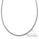 Edelstahl Königskette aus 1000 Ringen silber poliert Byzantiner Halskette Herren 60cm