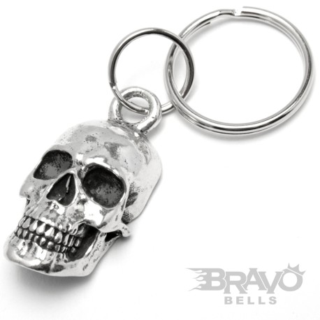 Totenkopf Schlüsselanhänger Schlüsselring Skull detaillierter Schädel Bravo Bells