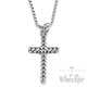 Kleines besonderes Kreuz aus hochwertigem Edelstahl mit Halskette Herren Geschenk