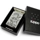 Zippo mit Göttervater Odin auf seinem Thron mit Wölfen und Raben Feuerzeug Geschenk