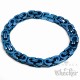 Schmuckset blaue Königskette und passendes blaues Armband Byzantiner Männerschmuck