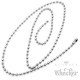 Edelstahl Damen Herren Halskette Kugelkette Kette silber dick dünn 1 - 6mm, 60cm