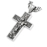 Detailliertes Kreuz mit Jesus