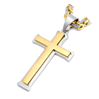Kreuz bicolor mit Gebet