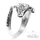Edelstahl Ring Krokodil Alligator Echse silber detailliert hochwertig neu