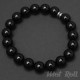 Mot Roll Bead Perlen Armband Herren Männer schwarz Achat Onyx Menbeads