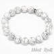 Mot Roll Bead Perlen Armband Herren Männer weiß edelstein Menbeads