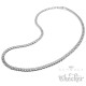 Hochwertige Edelstahl Kette Panzerkette Männer Halskette silber 78cm Biker Hiphop