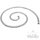 Hochwertige Edelstahl Kette Panzerkette Männer Halskette silber 78cm Biker Hiphop