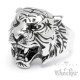 Tiger Ring Edelstahl silber hochwertig detailliert Herren Männer Schmuck kaufen