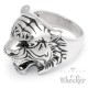 Tiger Ring Edelstahl silber hochwertig detailliert Herren Männer Schmuck kaufen