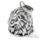 Löwenkopf Bikerbell aus Edelstahl detailliert Lion Löwe Motorrad Glocke Glöckchen