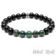 Mot Roll Perlen Armband schwarz grün Galaxy Collection Edelstein Herren Menbeads