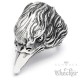 Großer XL Adler Ring aus Edelstahl hochwertig silber Bikerring Männerring Vogel