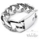 Massives XXL Edelstahl Herren Armband Panzerkette schwer dick Muster Biker
