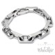 XL Herren Ankerketten-Armband aus 316L Edelstahl silber poliert groß Männer Geschenk
