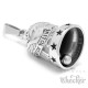 Live to Ride Biker-Bell mit Adler silber poliert Motorrad Edelstahl Glücksglocke