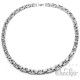 Edelstahl Kette Halskette Silber doppelte Königskette 60cm Dick Biker Hiphop
