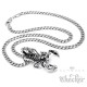 Edelstahl Anhänger 3D Skorpion Sternzeichen detailliert + 60cm Kette Biker