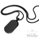 Goldenes DogTag mit Gravur und Halskette klein gold individuelle Herren Halskette