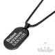 Goldenes DogTag mit Gravur und Halskette klein gold individuelle Herren Halskette