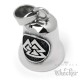 Bikerbell mit Valknut aus massivem Edelstahl Motorrad Glücksglöckchen Ridebell