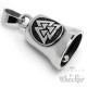 Bikerbell mit Valknut aus massivem Edelstahl Motorrad Glücksglöckchen Ridebell