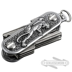 Schlüssel-Organizer mit Panther Motiv Schlüssel-Anhänger cooles Herren-Geschenk