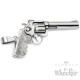 Edelstahl Anhänger Pistole Revolver Colt Python + 60cm Panzerkette