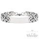 Königsarmband mit individueller Gravur silber Edelstahl Herren Armband Geschenk