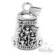 Bikerbell mit Erzengel St. Michael aus Edelstahl Glücksglöckchen Guardian Ride Bell