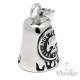 Live to Ride Bikerbell mit Totenkopf aus Edelstahl Motorrad Glocke Biker Geschenk
