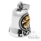 Adler Biker-Bell silber & gold aus Edelstahl Motorradfahrer Glücksbringer Ride Bell