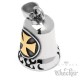 Iron Cross Biker-Bell silber & gold aus Edelstahl Motorrad Eisernem Kreuz Ride Bell