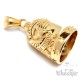 Goldene Live to Ride Biker-Bell aus Edelstahl Adler Motorrad Glücksglocke Ride Bell