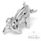 Massiver Stier-Anhänger 3D mit Halskette Edelstahl Bullish Sternzeichen Männer Geschenk