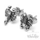 Kleiner Detaillierter Skorpion Ohrstecker aus 316L Edelstahl silber Sternzeichen