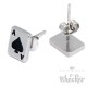 Kleine Detaillierte Pik-As Ohrstecker aus 316L Edelstahl Ace of Spades Ohrringe