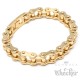 Motorradketten-Armband in silber & gold aus Edelstahl Biker-Armband Fahrradkette