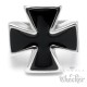 Goldener Ring mit 3 Eisernen Kreuzen Edelstahl Ring Iron Cross Siegelring Biker