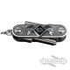 1%er Schlüssel-Organizer Onepercenter Schlüsselanhänger Outlaw Biker Geschenk