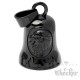 Schwarze Bikerbell mit Adler Rabe Motorrad Glücksbringer Glocke Biker Geschenk