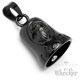 Schwarze Bikerbell mit Adler Rabe Motorrad Glücksbringer Glocke Biker Geschenk