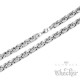 Edelstahl Kette Halskette Silber doppelte Königskette 60cm Dick Biker Hiphop