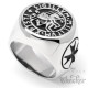 Templer Siegelring historisches Motiv hochwertiger Kreuzritter Ring aus Edelstahl